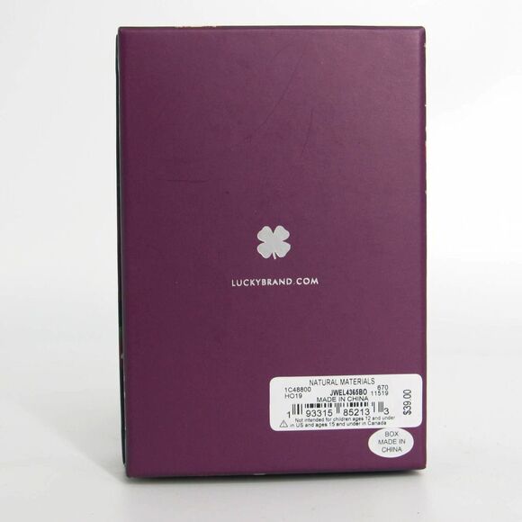 Lucky Brand Rose Gold Necklace Elephant Luck Charm - Picture 7 of 8